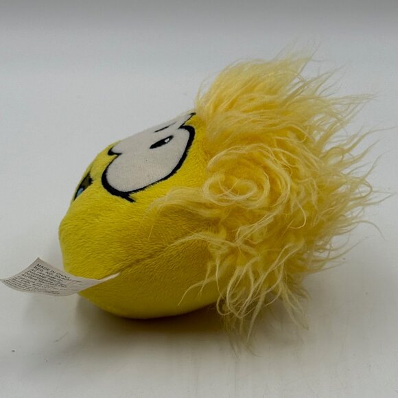 Disney Club Penguin Yellow Smile Puffle4" Stuffed Animal Toy No Coin Or Code - Picture 4 of 8